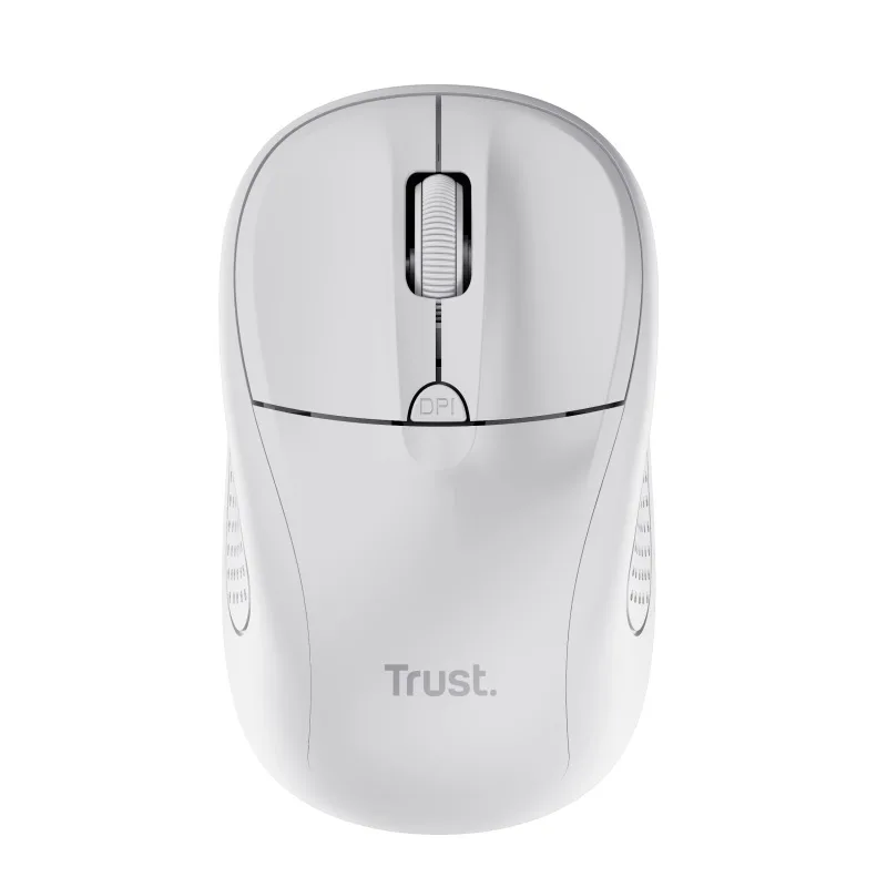 TRUST Primo/Kancelářská/Optická/1 600 DPI/Bezdrátová USB/Bílá 24795
