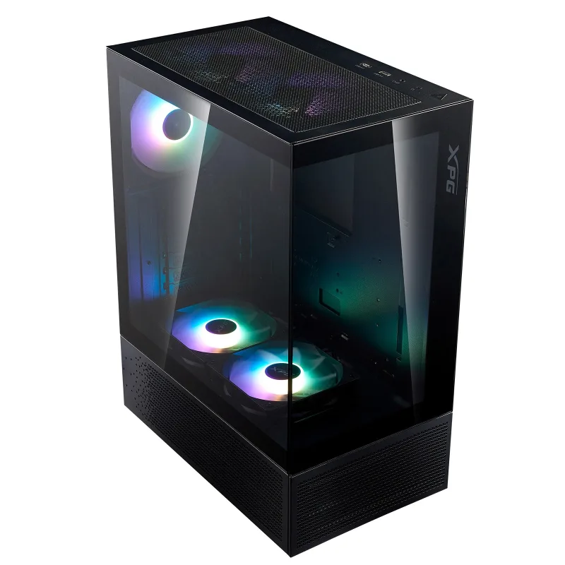 Adata XPG INVADER X MINI/Midi Tower/Transpar./Černá INVADERXMINIMT-BKCWW