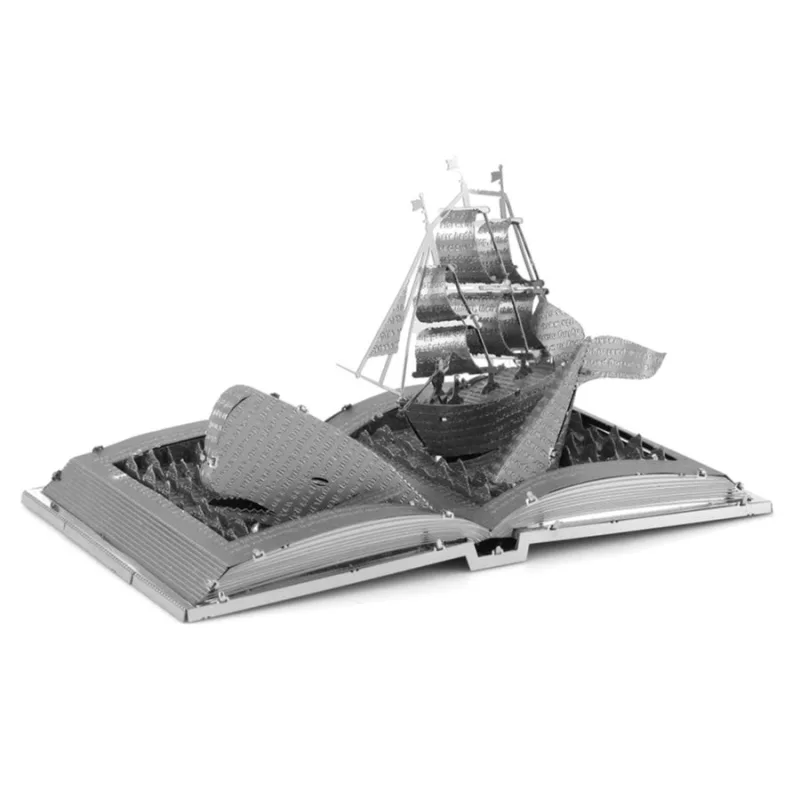 METAL EARTH 3D puzzle Kniha: Biela veľryba