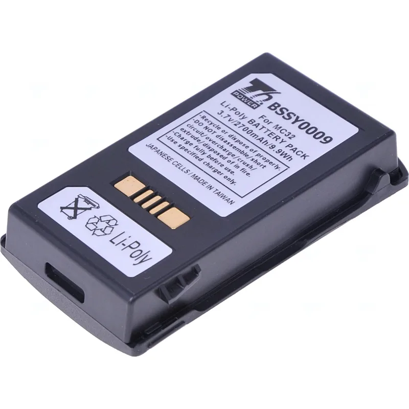 Baterie T6 Power Motorola Zebra MC3200, MC32N0-G, MC32N0-R, MC32N0-S, 2700mAh, 9,9Wh, Li-poly BSSY0009