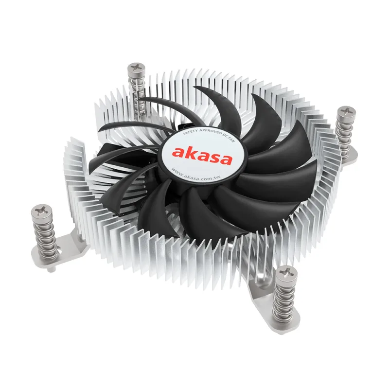 AKASA chladič CPU - Al LGA1700 backplate ITX AK-CC6609EP01