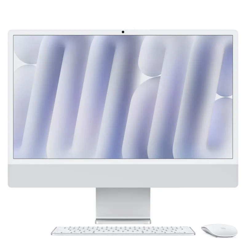 Apple iMac 24/23,5"/4480 x 2520/M4/16GB/256GB SSD/M4/Sequoia/Silver/1R MD3H4SL/A