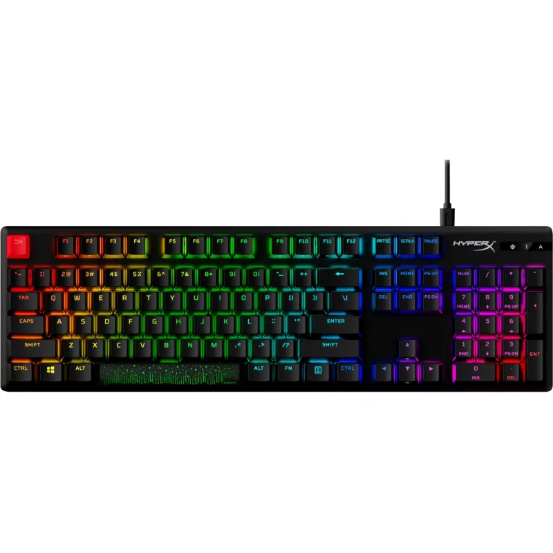 HyperX Alloy Origins PBT/Drátová USB/US layout/Černá 639N4AA#ABA