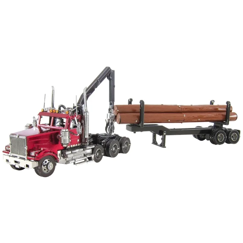 METAL EARTH 3D puzzle Western Star 4900 Log Truck s návesom (ICONX)