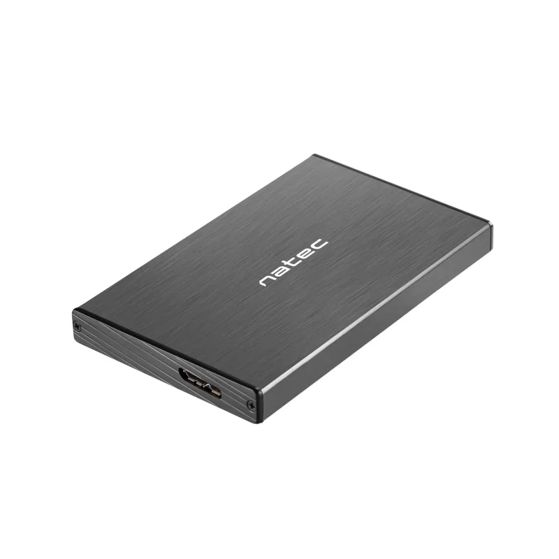 Externí box pro HDD 2,5" USB 3.0 Natec Rhino Go, černý, hliníkové tělo NKZ-0941