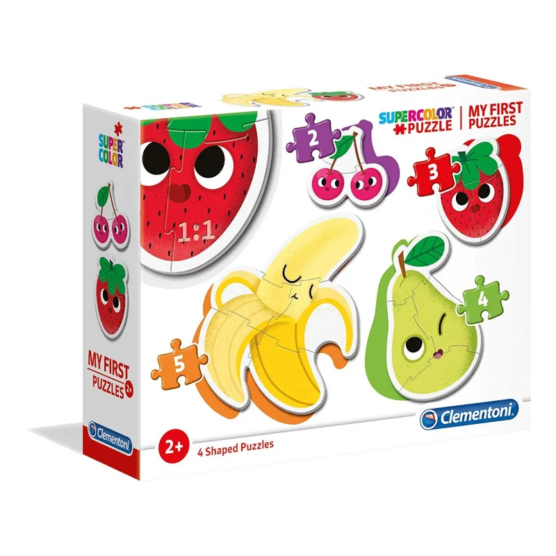 Clementoni Moje prvé puzzle Ovocie 4v1 (2,3,4,5 dielikov)