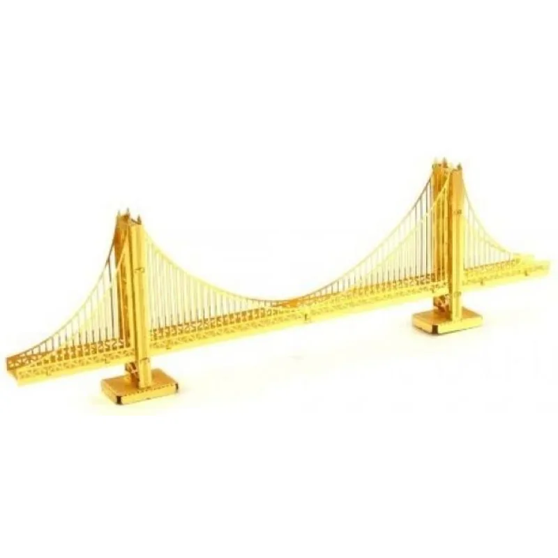 METAL EARTH 3D puzzle Most Golden Gate (zlatý)