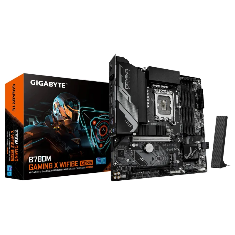 GIGABYTE B760M GAMING X WIFI6E GEN5/LGA 1700/mATX B760M G X WF6E GEN5