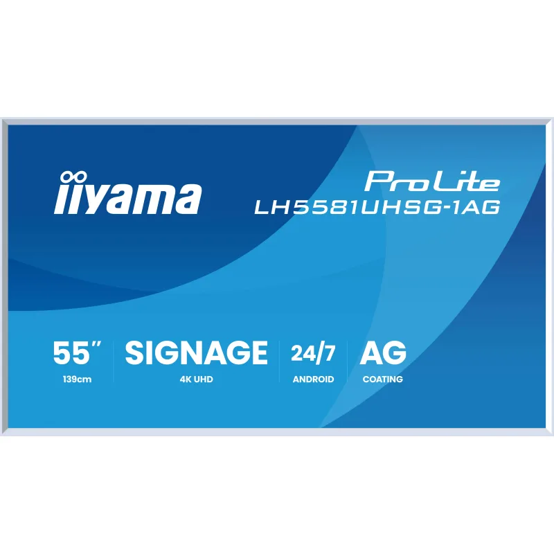 55" iiyama LH5581UHSG-1AG:VA,4K UHD,frame LH5581UHSG-1AG