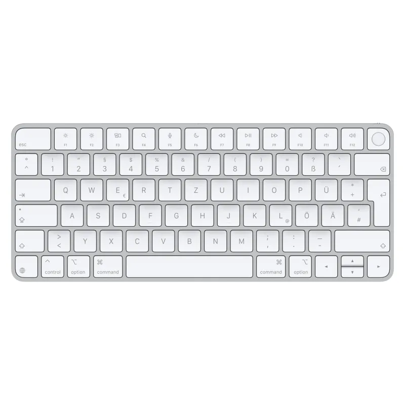 Apple Magic Keyboard Touch ID/Bezdrátová Bluetooth/GER layout/Bílá MXCK3D/A