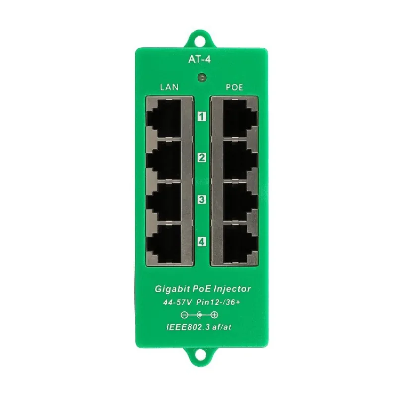 OEM POE-PAN4-GBATF 802.3af/at GB stíněný 4port Poe POE-PAN4-GBATF