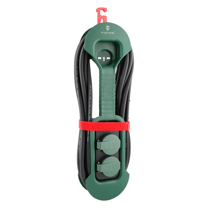 Prodlužovací kabel se zásuvkami Viking R280/Output:2xAC/IP44/venkovní použití/8m kabel VR280