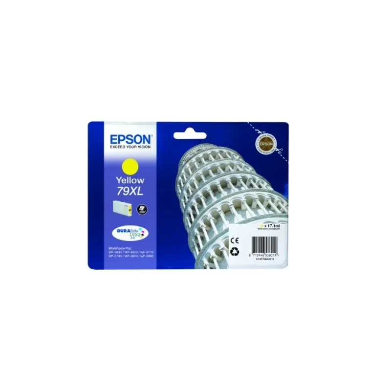 EPSON Singlepack Yellow 79XL DURABrite Ultra Ink C13T79044010