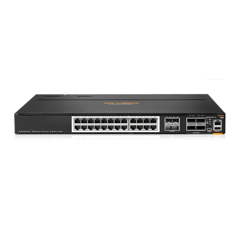HP ENTERPRISE Aruba 8100 24XT 4SFP+ 4QSFP28 FB 3F 2AC Bundle R9W88A#ABB