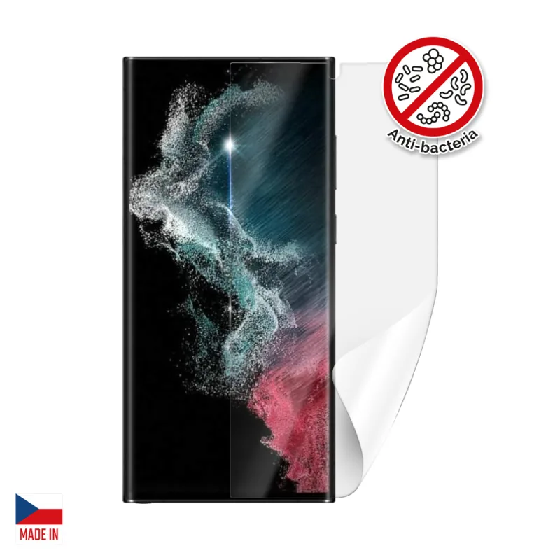 Screenshield Anti-Bacteria SAMSUNG S908 Galaxy S22 Ultra 5G folie na displej SAM-S908AB-D