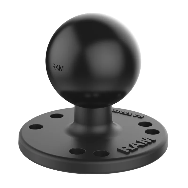 BRODIT RAM Mounts kruhový adaptér s AMPS vzorem děr s kulovým čepem 1,5", RAM-202U RAM-202U