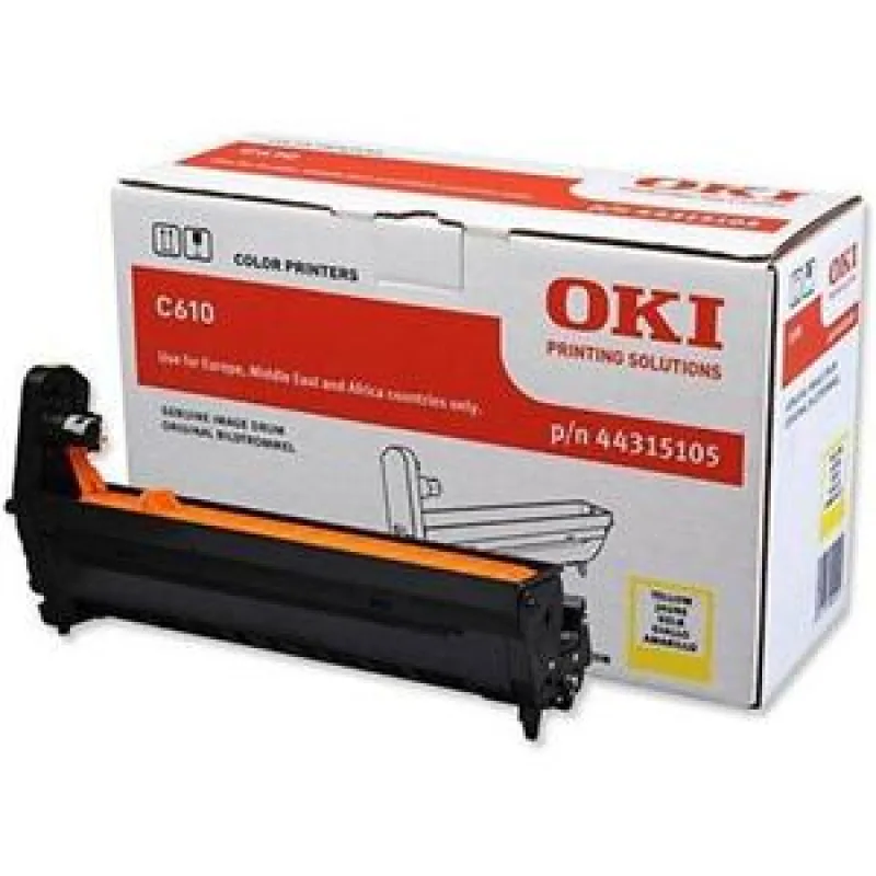 OKI Obraz. válec pro žlutý toner do C610 20K 44315105