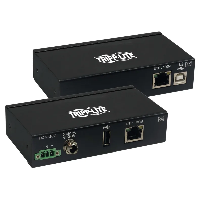 EATON Extender, 1-port USB 2.0 přes Cat6, ESD ochrana, PoC, průmyslový, možnost montáže, 100mm B203-101-IND-ER