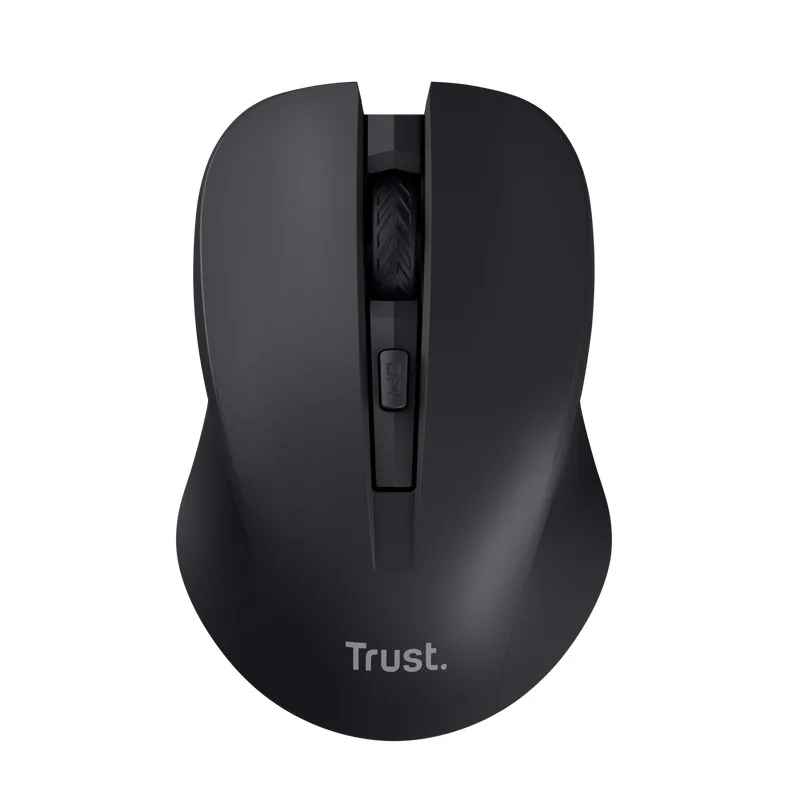 Trust Mydo/Kancelářská/Optická/1 800 DPI/Bezdrátová USB/Černá 25084