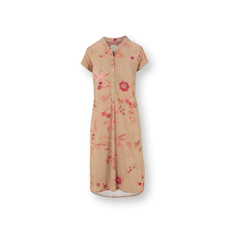Pip Studio Dalia noční košile Marigold, růžová-khaki
