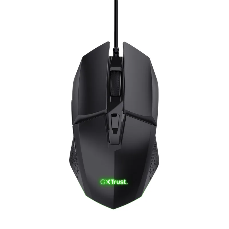 TRUST GXT 109 FELOX/Herní/Optická/Pro praváky/6 400 DPI/Drátová USB/Černá 25036