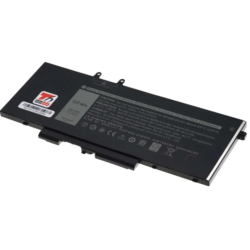 Baterie T6 Power Dell Latitude 5400, 5500, Precision 3540, 8900mAh, 68Wh, 4cell, Li-pol NBDE0202