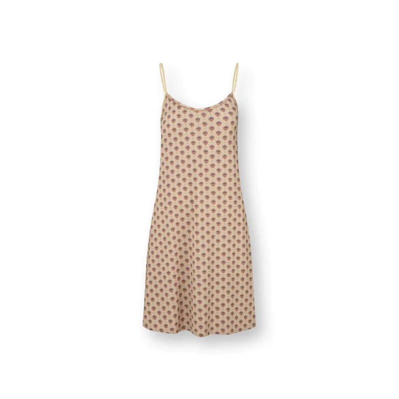 Pip Studio Diezel noční košile na ramínka Jaipur Flower, modrá-khaki