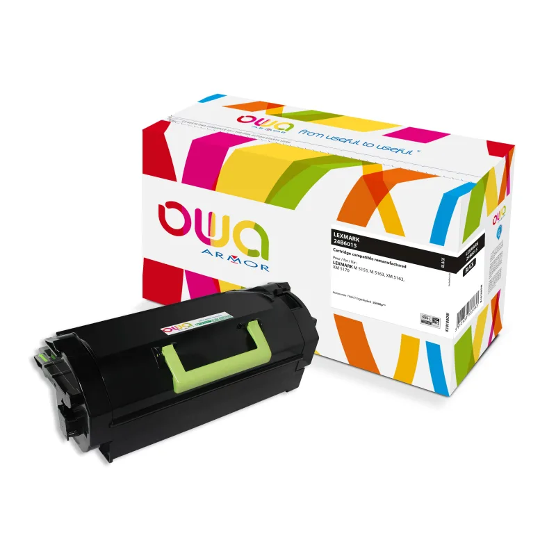 OWA Armor toner kompatibilní s LEXMARK 24B6015, černá/black K18188OW