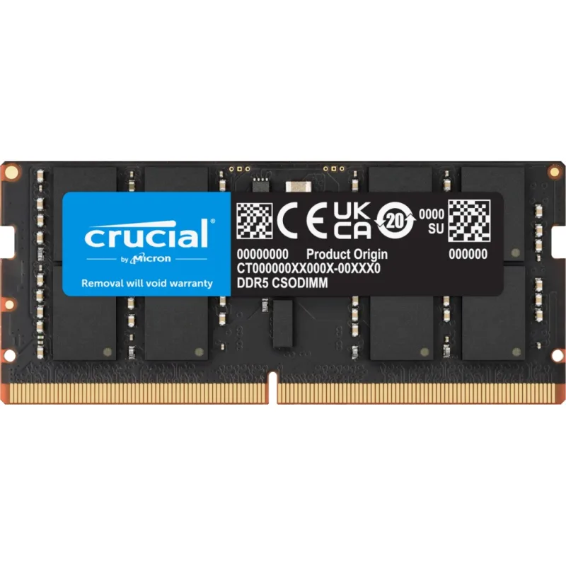 CRUCIAL Crucial/CSODIMM DDR5/16/6400MHz/CL52/1x16GB CT16G64C52CS5