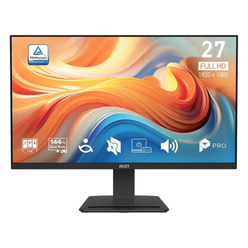MSI Pro/MP273 E14A/27"/IPS/FHD/144Hz/1ms/Černá/3R PRO MP273 E14A