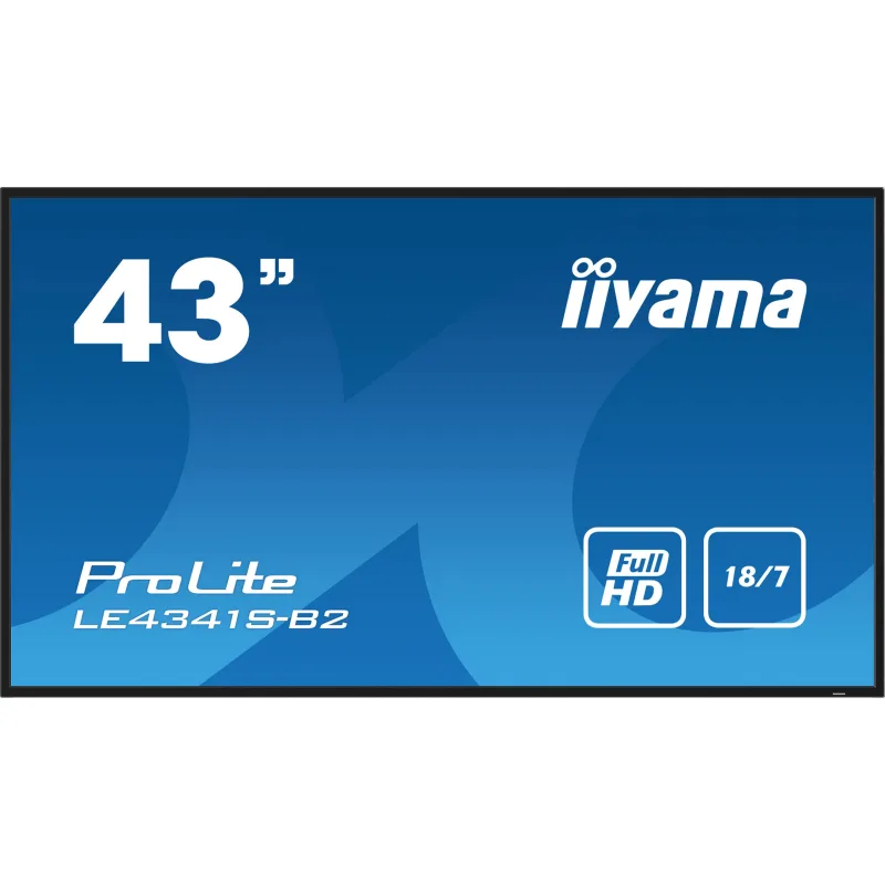 43" iiyama LE4341S-B2: IPS,FHD,3xHDMI,LAN,USB LE4341S-B2