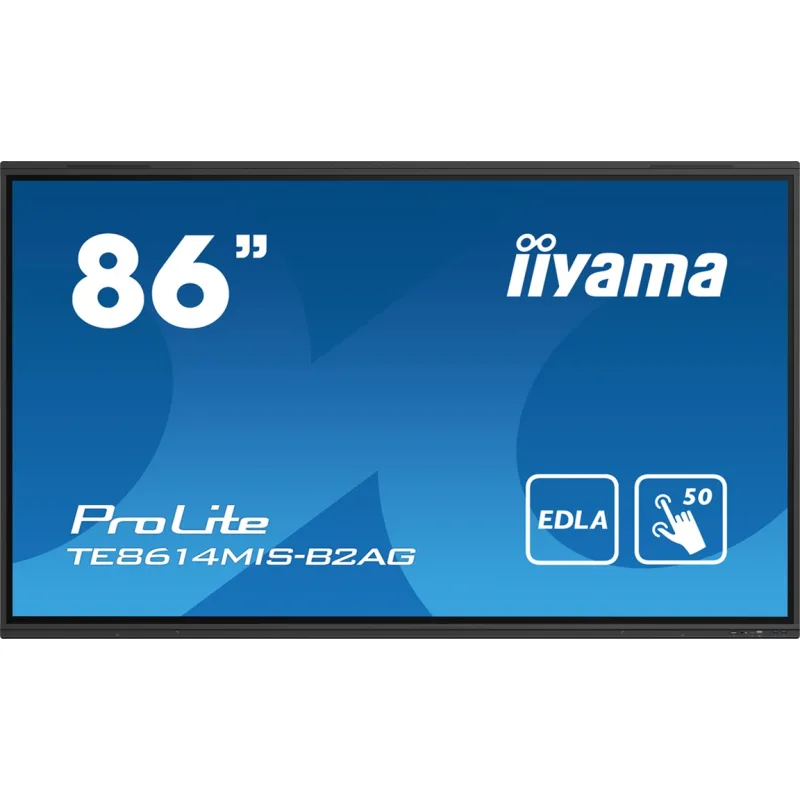 86" iiyama TE8614MIS-B2AG:VA, 4K, 50P, EDLA, Android TE8614MIS-B2AG
