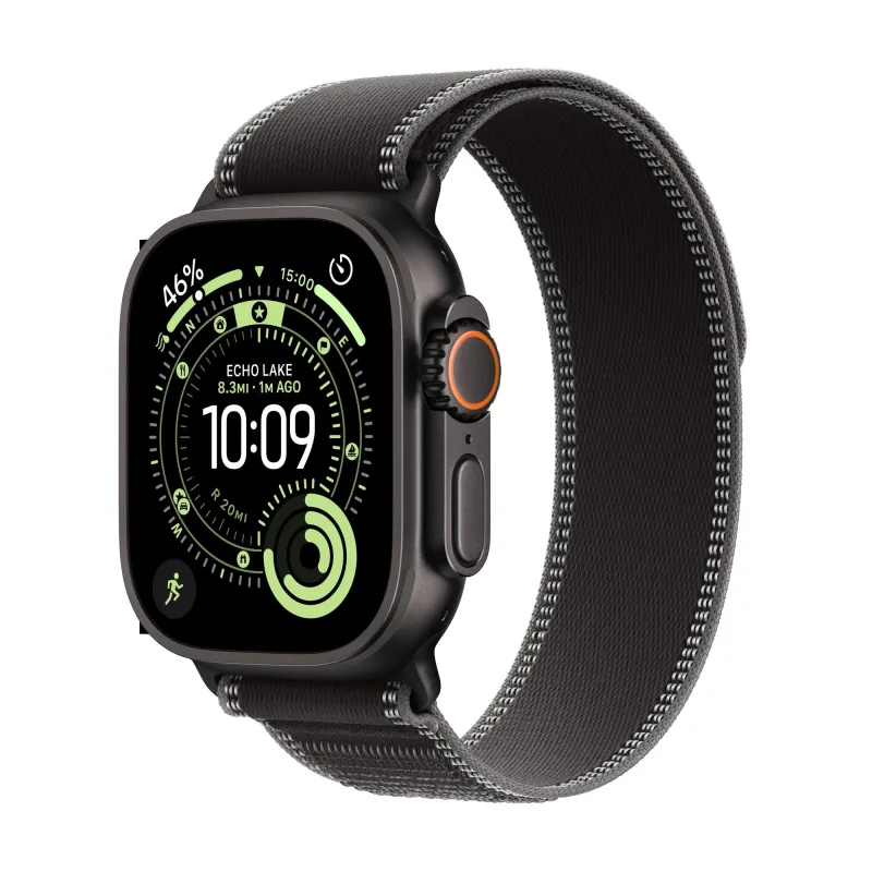 Apple Watch Ultra 3/49/Elegant Band/Black/Charcoal MF1D4QC/A