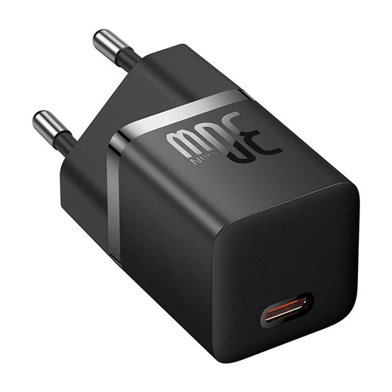 NONAME Baseus Rychlonabíječka do sítě GaN5 Mini 30W EU černá 6932172624439