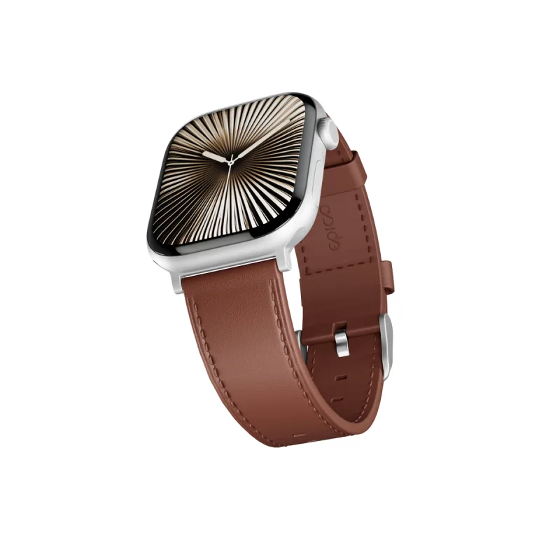 Epico Watch Strap Leather 42/44/45/46/49 - hnědá 9918131700006