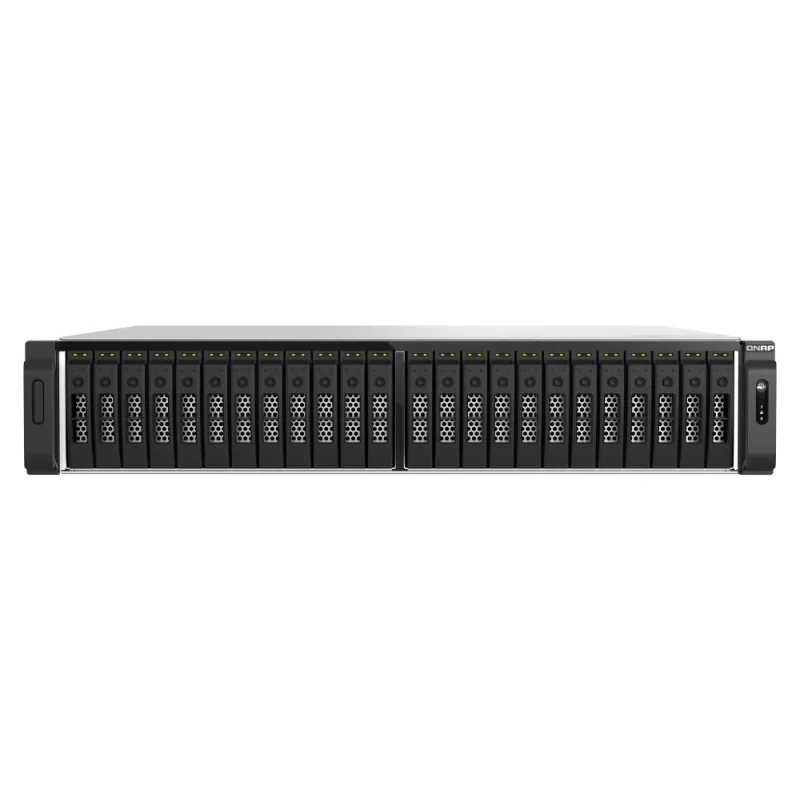 QNAP TS-h3077AFU-R7-64G (Ryzen Pro 5,3GHz, ZFS, 64GB DDR5 RAM, 30x 2,5" SATA, 2x 2,5GbE, 2x 10GbE) TS-h3077AFU-R7-64G