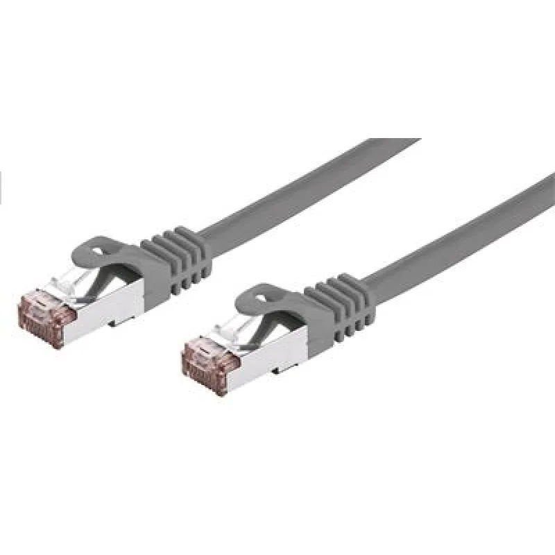 Kabel C-TECH patchcord Cat6, FTP, šedý, 0,25m CB-PP6F-025