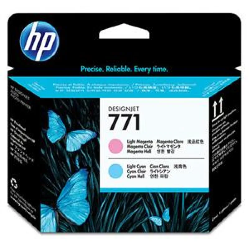 HP no 771 - sv.purpurov/sv.azur tisk.hlava, CE019A CE019A