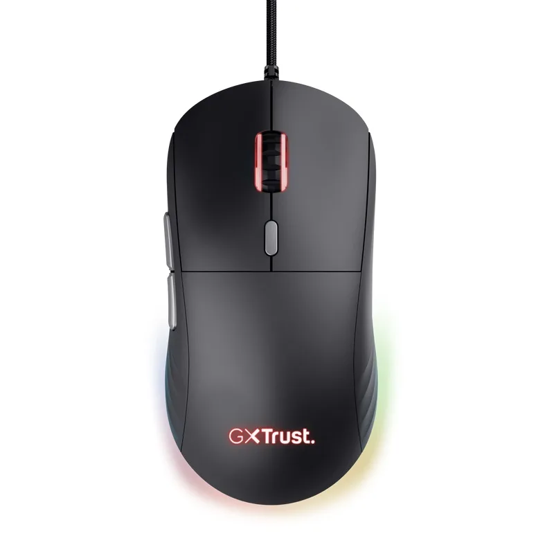 Trust GXT 925 REDEX II/Herní/Laserová/Pro praváky/10 000 DPI/Drátová USB/Černá 25125