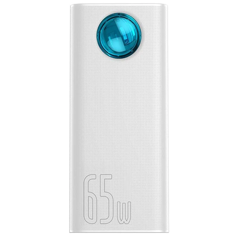 NONAME Baseus PPLG000102 Amblight Digital Display Powerbanka 30000mAh 65W White 6932172613617