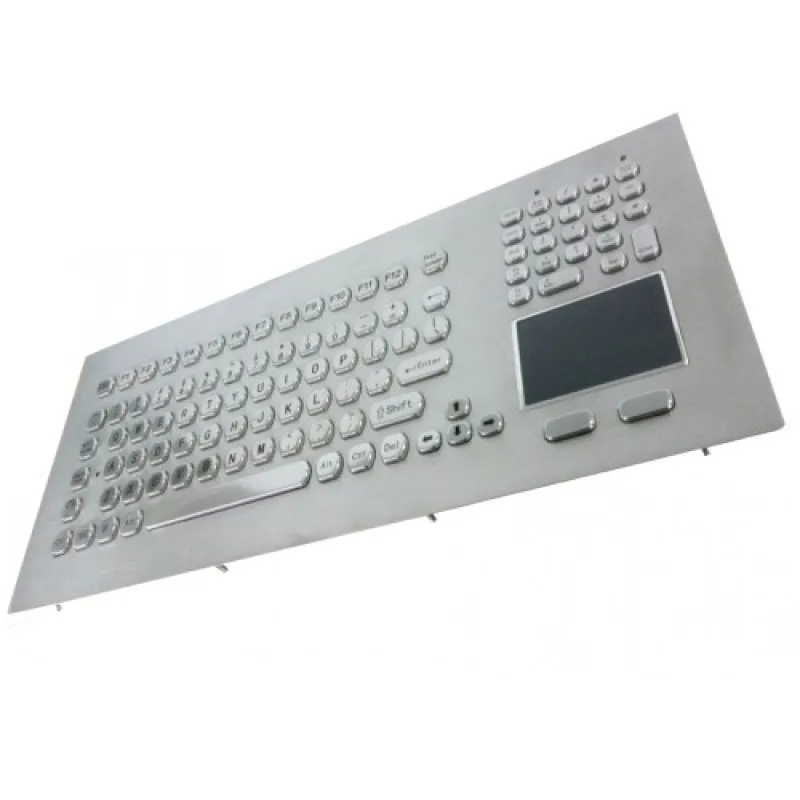 GETAC KB020 – Průmyslová nerezová klávesnice s touchpadem do panelu, CZ, USB, IP65 KB020
