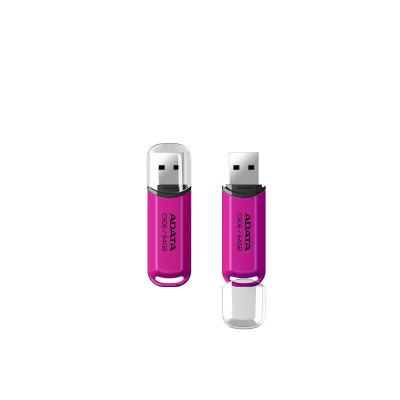 ADATA C906/64GB/USB 2.0/USB-A/Růžová AC906-64G-RPP