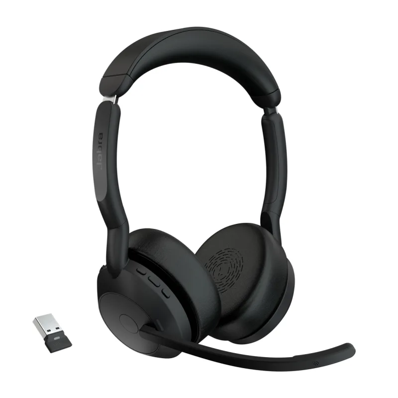 Jabra Evolve2 55/Stereo/ANC/USB/BT-USB/Bezdrát/Černá 25599-989-999