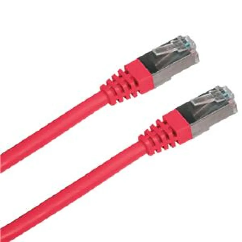 OEM Patch cord FTP cat5e 0,5M červený 1602