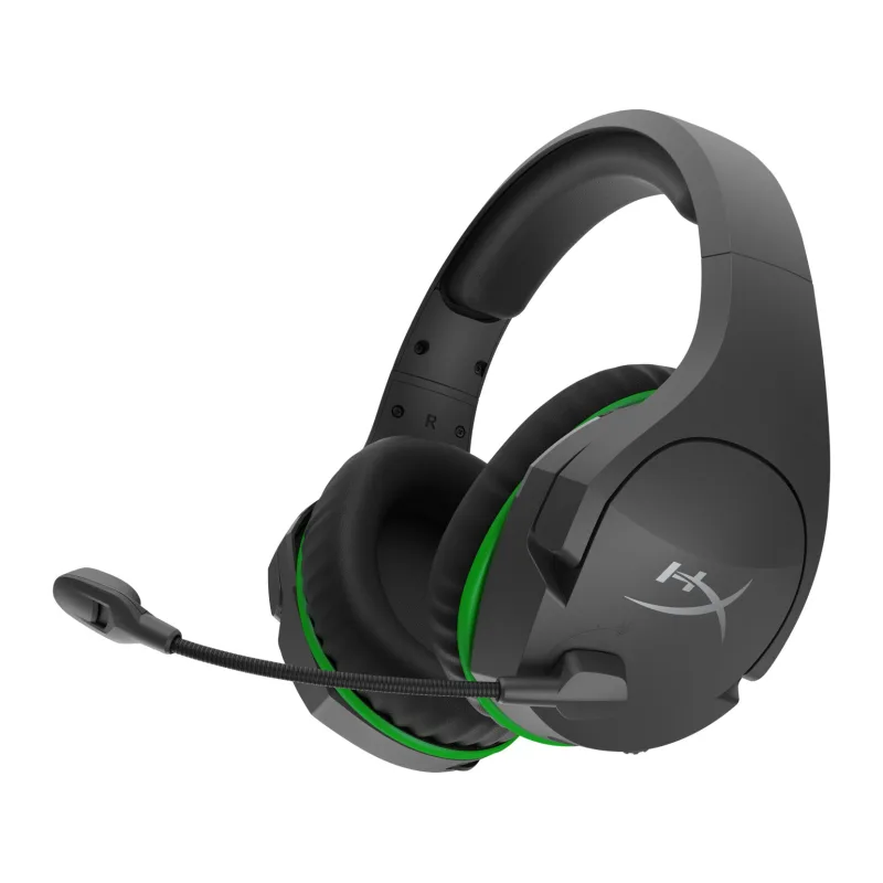 HyperX CloudX Stinger Core/Stereo/ANC/BT/Bezdrát/Šedá-zelená 4P5J0AA