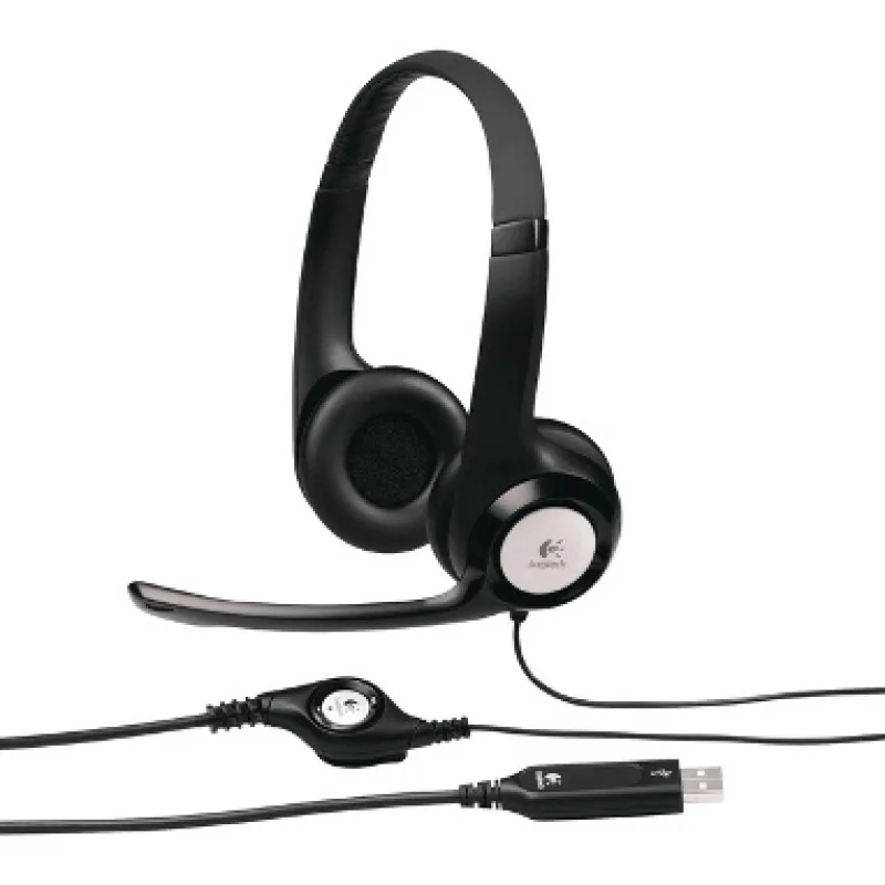 Logitech H390/Stereo/USB/Drát/Černá 981-000406