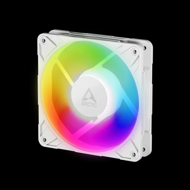 ARCTIC P12 Pro A-RGB (bílá) - 120mm A-RGB PWM ventilátor s rozdělovačem kabelů ACFAN00311A