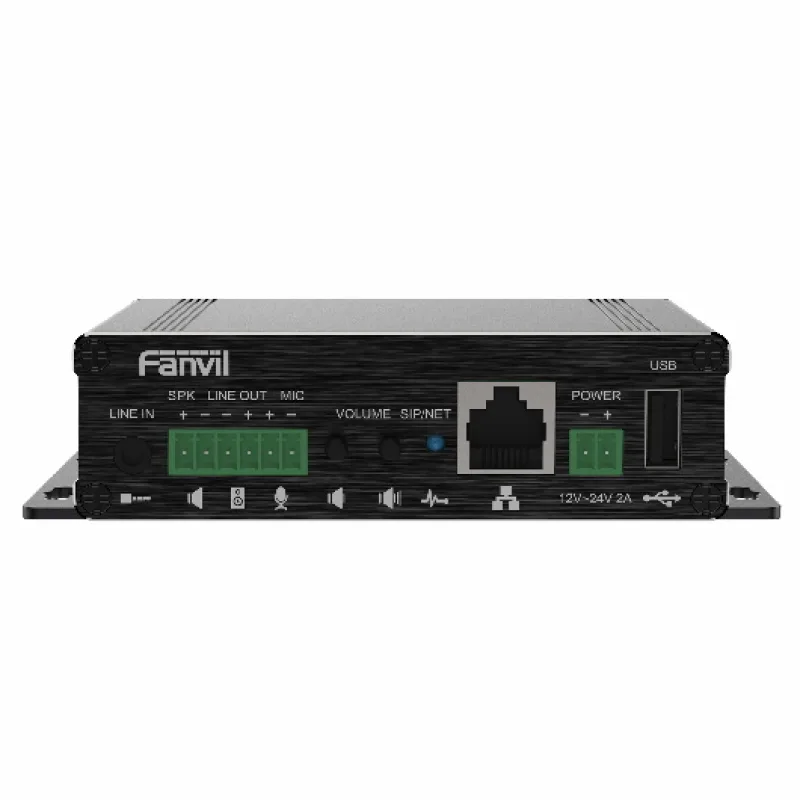 GRANDSTREAM Fanvil PA3 SIP paging brána, 2xSIP, reproduktor rozhr, audio in/out, USB PA3