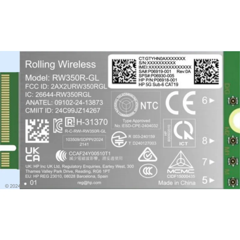 HP 5G Solution WWAN B8BD4AA