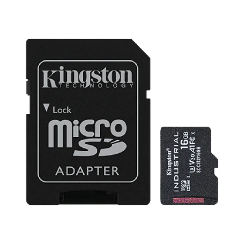 Kingston Industrial/micro SDHC/16GB/UHS-I U3 / Class 10/+ Adaptér SDCIT2/16GB
